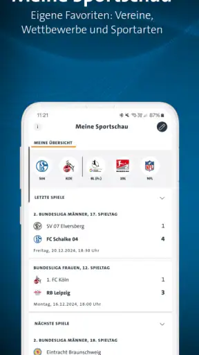 SPORTSCHAU screenshot