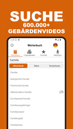 Spread the Sign Gebärden screenshot