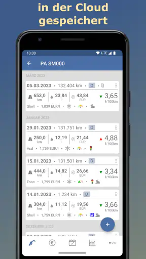 Spritmonitor: Verbrauch,Kosten screenshot