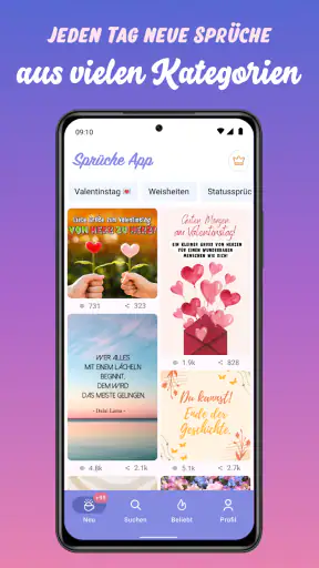 Sprüche App: Zitate & Bilder screenshot