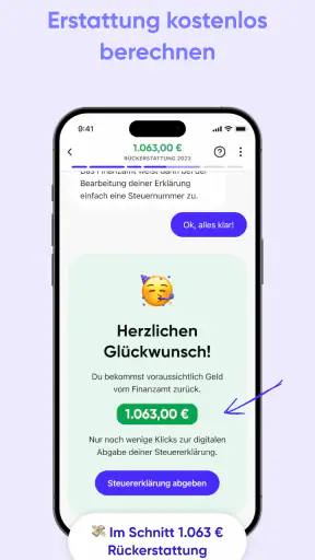 Steuerbot: Steuererklärung App screenshot