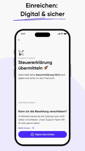 Steuerbot: Steuererklärung App screenshot