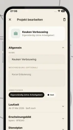 StundenApp screenshot