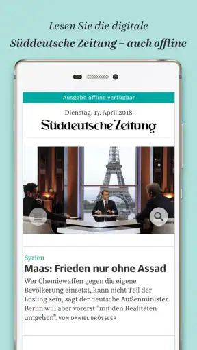 Süddeutsche Zeitung screenshot
