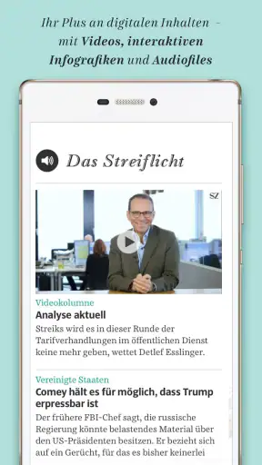 Süddeutsche Zeitung screenshot