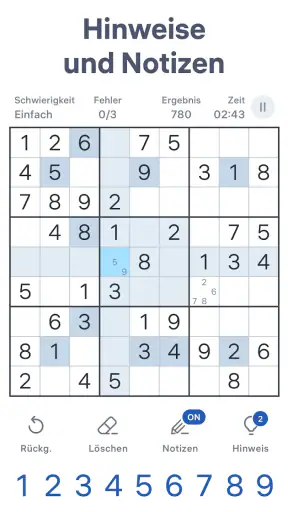 Sudoku.com - Geduldsspiele screenshot