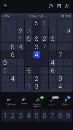Sudoku Klassische Puzzlespiele screenshot