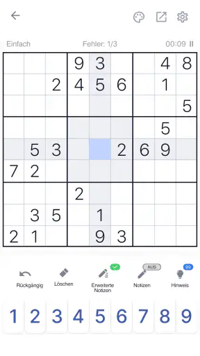 Sudoku Klassische Puzzlespiele screenshot