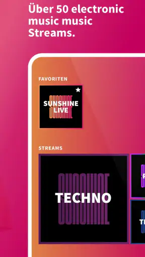 sunshine live screenshot