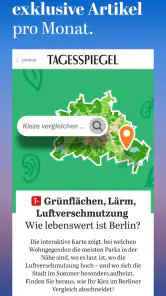 Tagesspiegel - Nachrichten screenshot