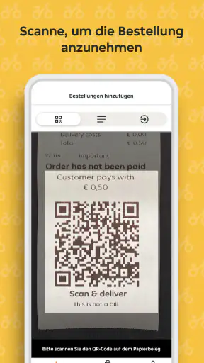 Takeaway.com Courier screenshot