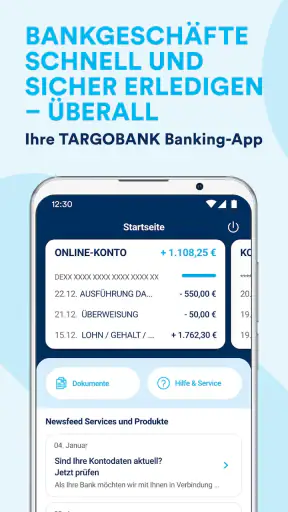 TARGOBANK Mobile Banking screenshot