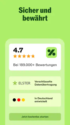 Taxfix: Online Steuererklärung screenshot