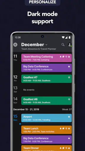 Teamup Kalender screenshot