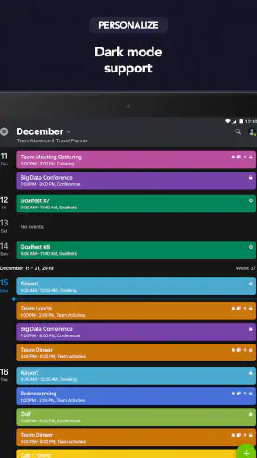 Teamup Kalender screenshot