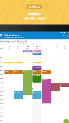 Teamup Kalender screenshot