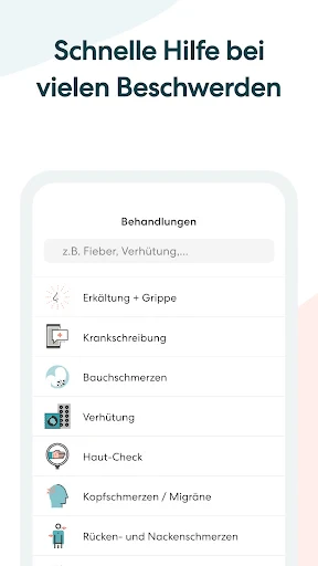 TeleClinic - Online Arzt screenshot