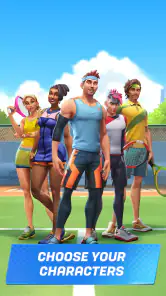 Tennis Clash: Online-Spiel screenshot