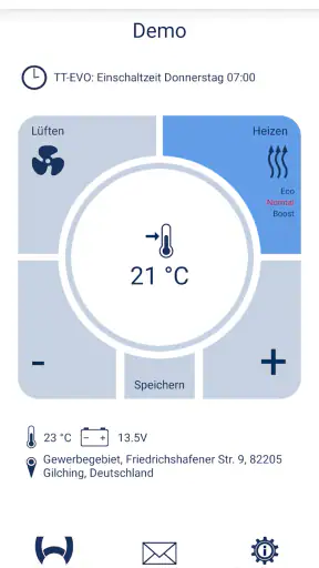 ThermoConnect screenshot