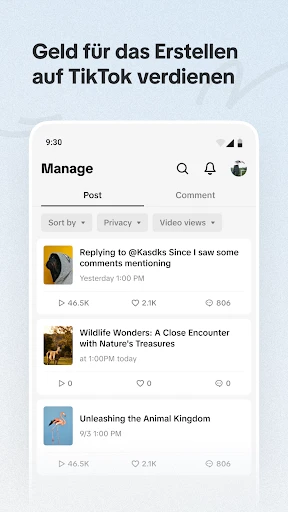 TikTok Studio screenshot