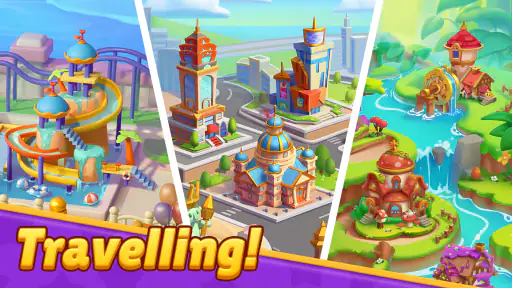 Tile Matching: Stadtbild screenshot