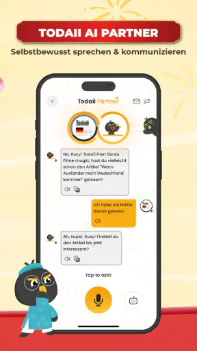 Todaii: Deutsch Lernen A1-C1 screenshot