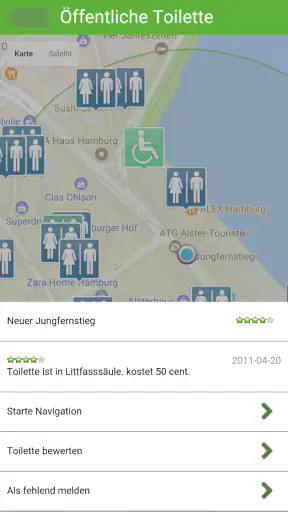 Toiletten Scout Pro screenshot