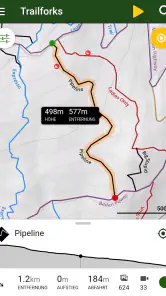 Trailforks screenshot