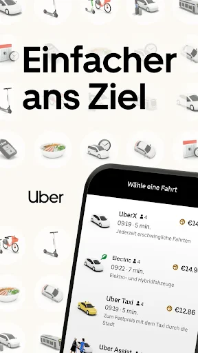 Uber – Dein Taxi auf Abruf screenshot