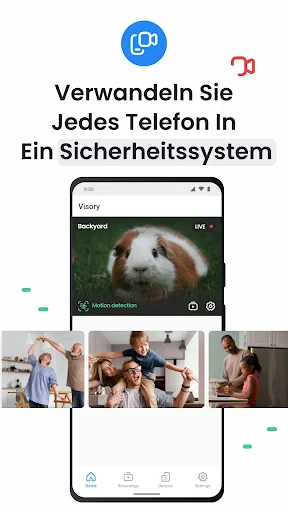Überwachungskamera App: Visory screenshot