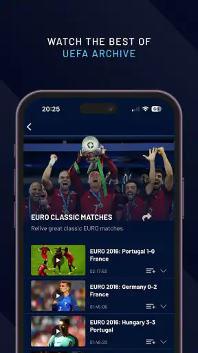 UEFA.tv screenshot