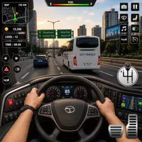 Ultimate Bus Driving 3d Game screenshot