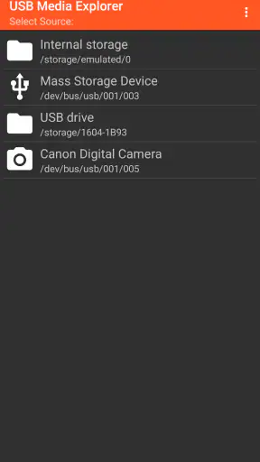 USB Media Explorer screenshot