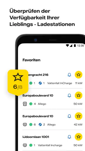 Vattenfall InCharge screenshot