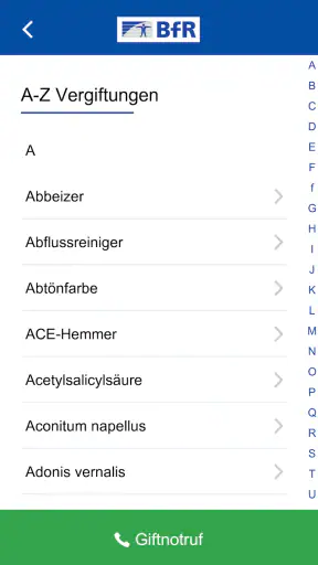 Vergiftungsunfälle bei Kindern screenshot