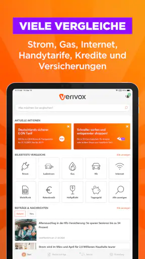 Verivox: Dein Vergleichsportal screenshot