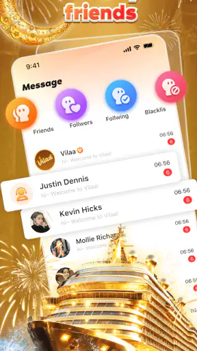 Vilaa chat screenshot