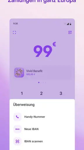 Vivid Business und Personal screenshot