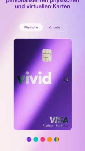 Vivid Business und Personal screenshot