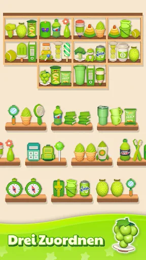 Waren sortieren Match-3-Puzzle screenshot