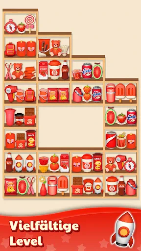 Waren sortieren Match-3-Puzzle screenshot