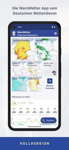 WarnWetter screenshot