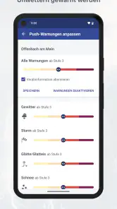 WarnWetter screenshot