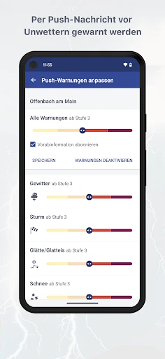 WarnWetter screenshot