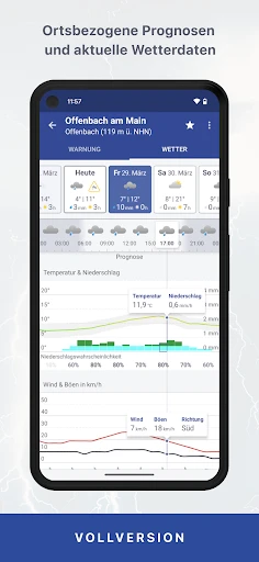 WarnWetter screenshot