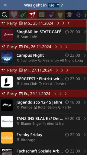 Was geht? Konzerte, Parties,.. screenshot
