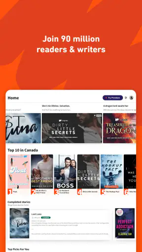 Wattpad Beta screenshot