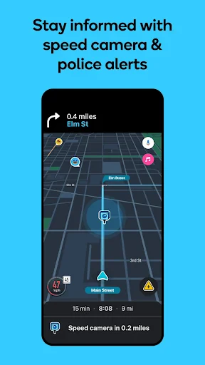 Waze Navigation und Verkehr screenshot