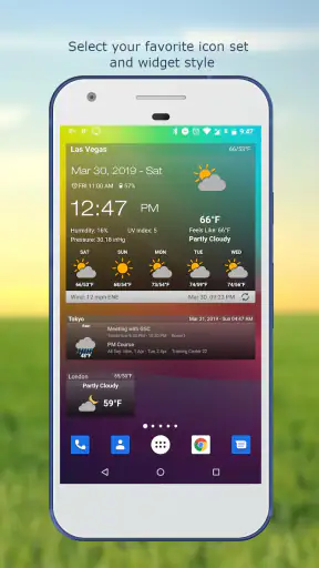 Weather & Clock Widget Plus screenshot