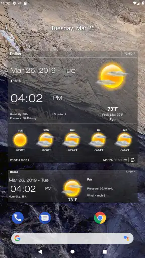 Weather & Clock Widget Plus screenshot